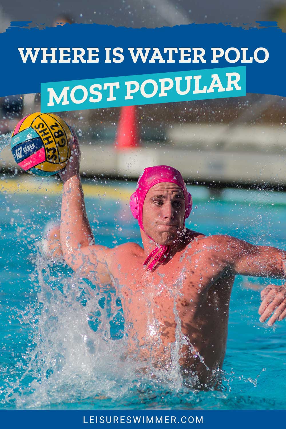 Man playing Water Polo throwing a ball - Where Is Water Polo Most Popular